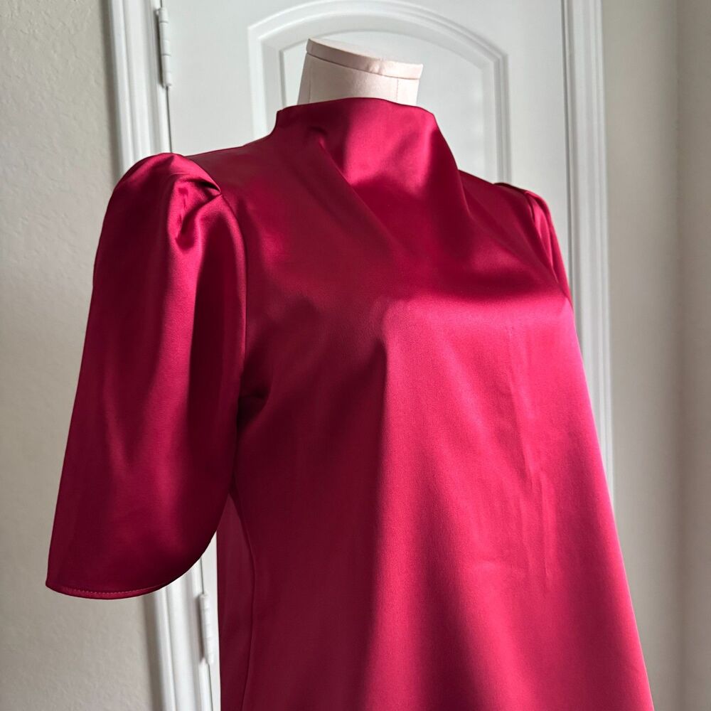 Calvin Klein Deep Red Elegant woman's blouse - S
